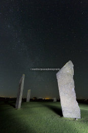 Stones of Stenness at night