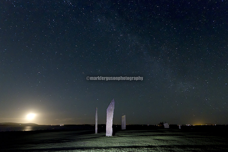 Stones of Stenness nightscape