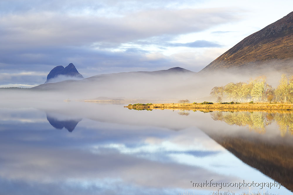 Loch Borralan mist