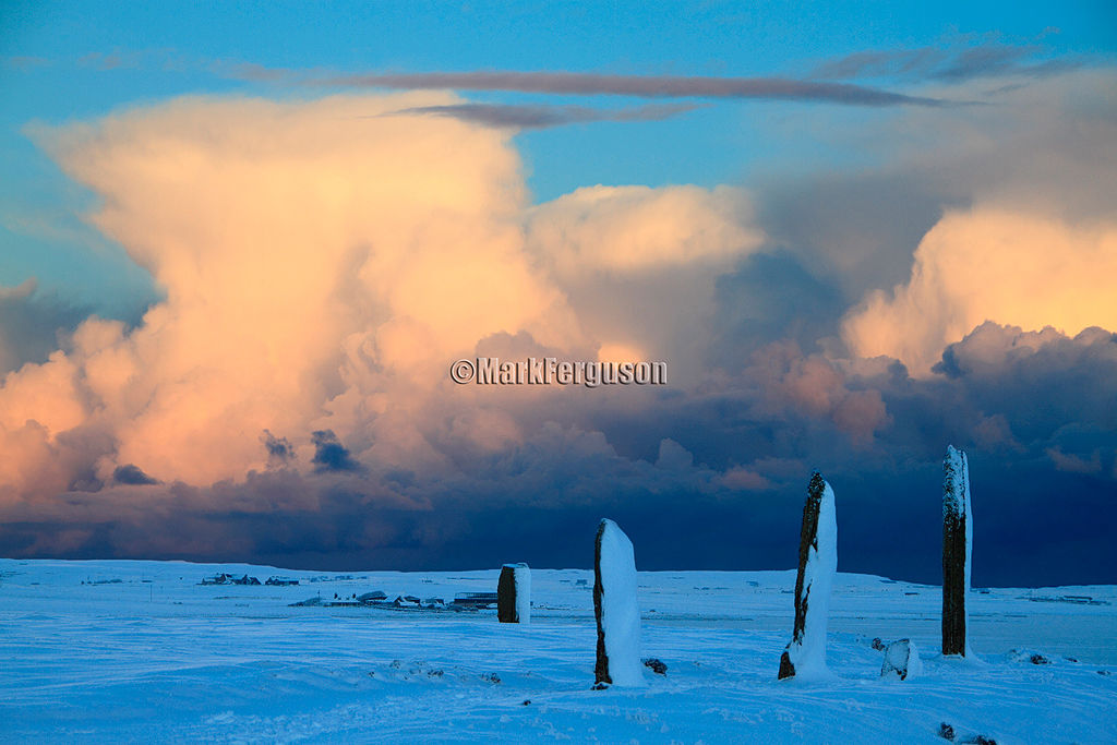 Ring of Brodgar in winter