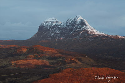 Snow capped Suilven