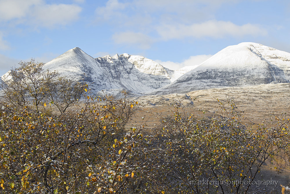 An Teallach autumn snow
