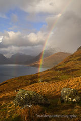 Rainbow over Loch Scavaig