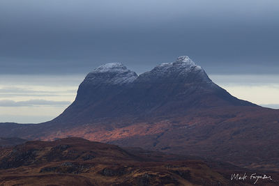 Snow capped Suilven