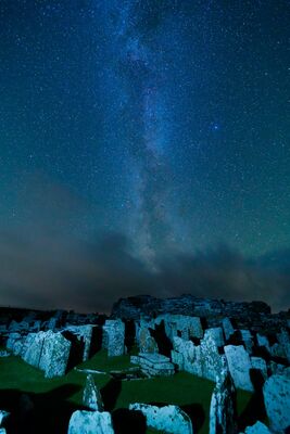 Milky Way at Broch of Gurness