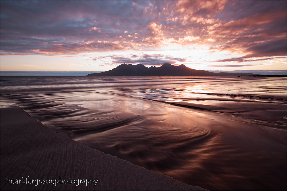 Sunset at Laig
