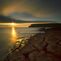 Midsummer sunset at Marwick