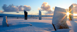 Stones of Stenness winter panorama