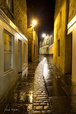 Stromness at night