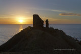 Forse castle winter sunrise