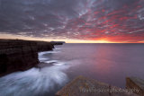 Mid winter sunset at Yesnaby