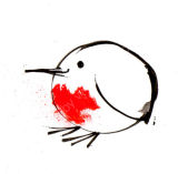 Robin 1. Xmas card from 2009 (sold out)