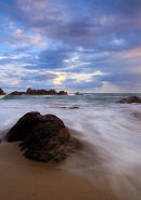 Sunset  Whitsand Bay Cornwall UK