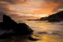 Sunset, Freathy Beach, Whitsand Bay, Cornwall, UK