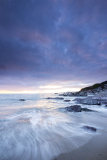 Waves Breaking on Sharrow Beach Whitsand Bay Cornwall UK