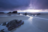 Stormy Skies over Freathy Beach Whitsand Bay Cornwall UK