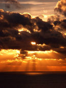 Sunset At Whitsand Bay Cornwall UK