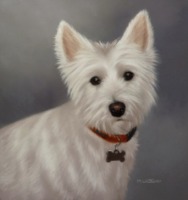 Original Pastel Painting of Piper.