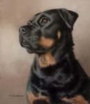 Original Pastel Painting of Isabella