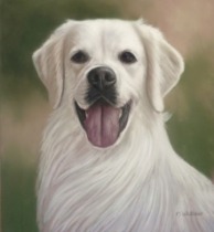 Original Pastel Painting Of Kingsley