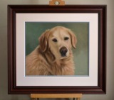 56mm dark wood frame.