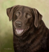 Original Pastel Painting Of Abigail.