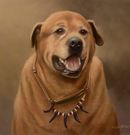 Original Pastel Painting of Dusty.