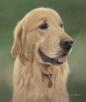 Original Pastel Painting Of Denby.