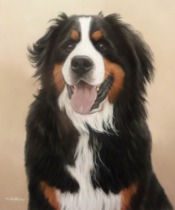 Original Pastel Painting Of Stanley.