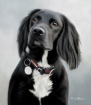 Original Pastel Painting Of Bertha.