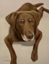 Original Pastel Painting Of Bella.