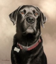Original Pastel Painting of Burton.