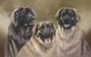 Original Pastel Painting Of Heiki, Keila & Pia