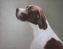 Original Pastel Painting Of English Pointer