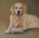 Original Pastel Painting Of Bacall