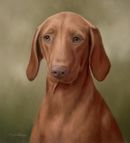 Original Pastel Painting Of Ruby