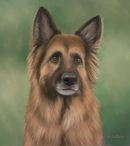 Original Pastel Painting Of Miller
