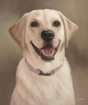 Original Pastel Painting of Roxie.