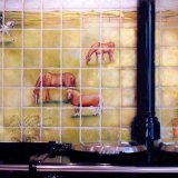 Horses and Pony Hand Painted onto tiles (Click on " Hand Painted Tile Murals" Gallery)