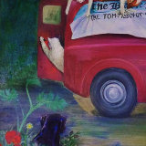 As Prince keeps watch, Emily learns to drive and Kitty closes the back door of the van