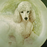 Painting of "Dolly" onto a Fine Bone China Plate