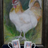 Tinted painting printed china