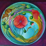 Glass chopping board