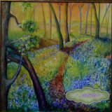 Lincolnshire Woods. Detail from oil painting in private collection.