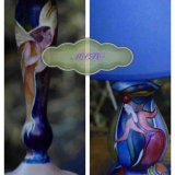 Please go to "How to Commission aTile Mural" and click on "Hand Painted Table Lamps"