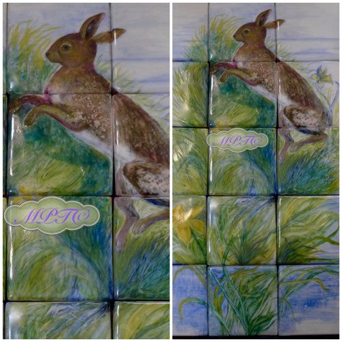 "Leaping Hare" Detail. Sold