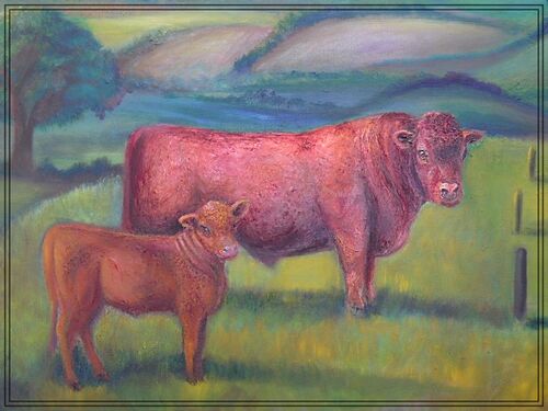 Detail from Oil Painting. Quality mounted prints will be available from January 2021.
