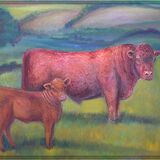 Detail from Oil Painting. Quality mounted prints will be available from January 2021.