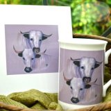 White Park Tiles £14.99 each. Mugs £7.99 (Printed not Hand Painted)