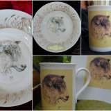Original Hand Painted Longwool Bowl (Left & Top Middle ) Printed items of China (Right & Top)